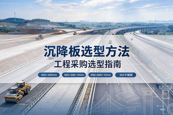 崇明区沉降板选择方法